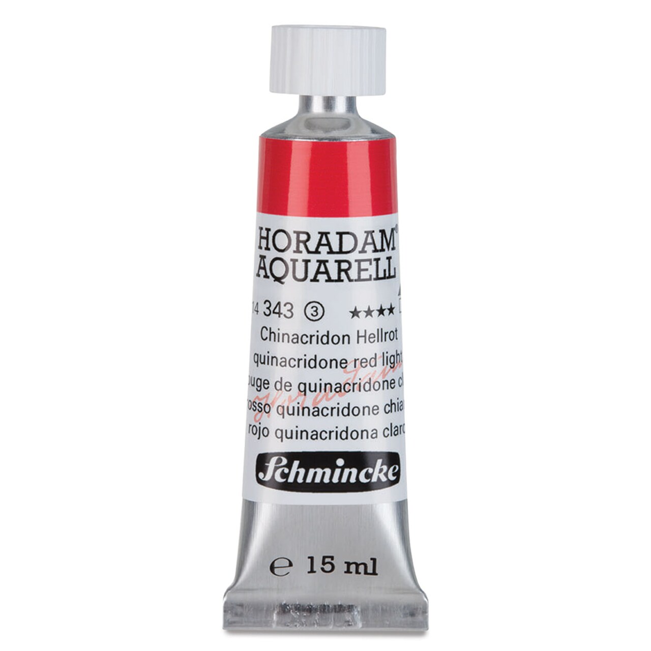 Schmincke Horadam Aquarell Watercolor - Quinacridone Red Light, 15 ml tube